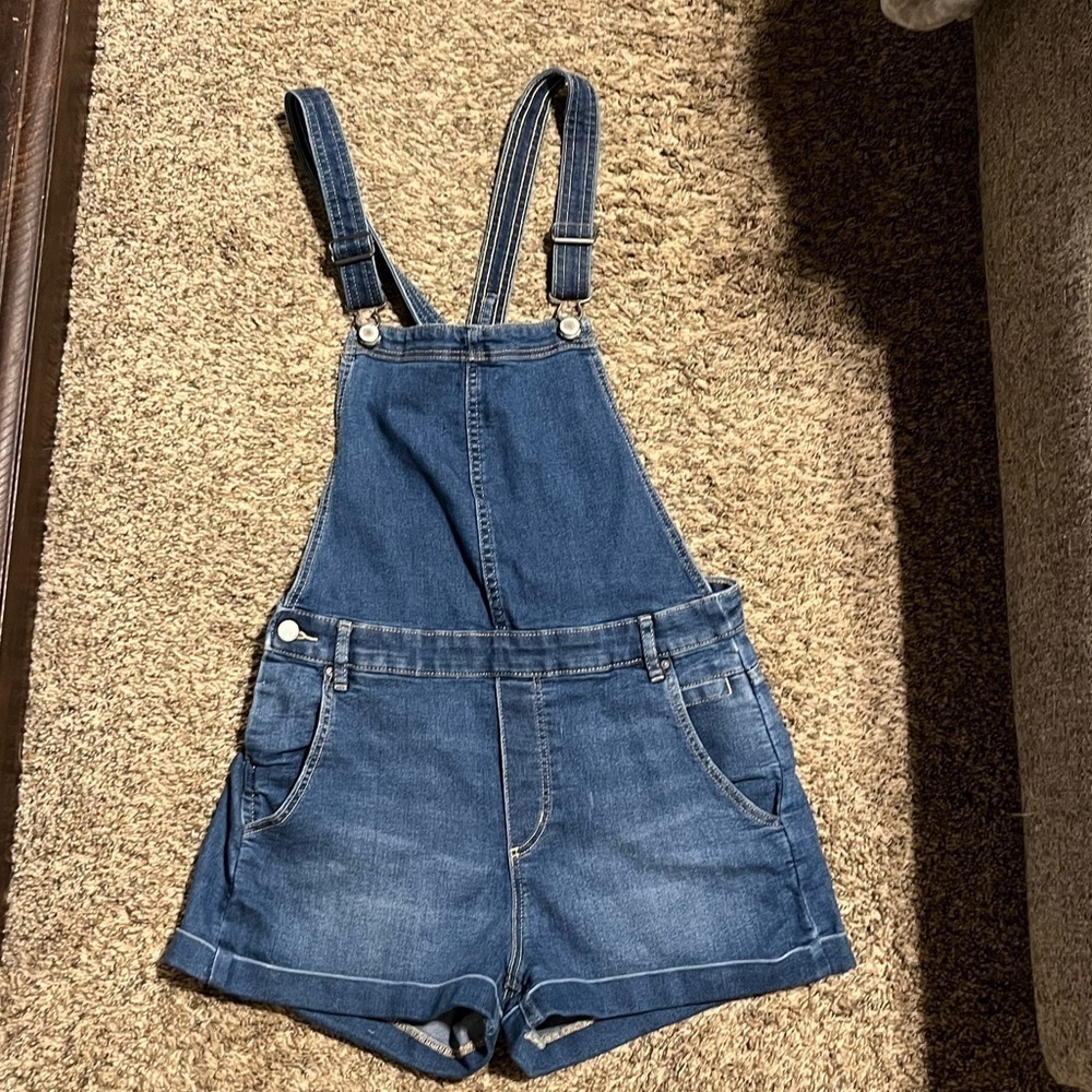 Blue jean overalls - Picture 1 of 3